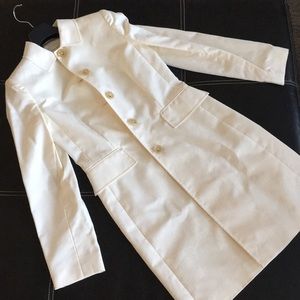 NWT Gorgeous Ivory White Coat by Banana Republic